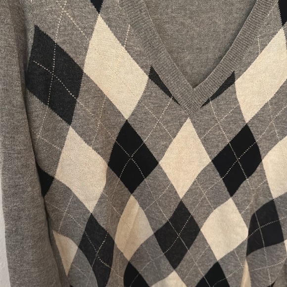 J. Crew Argyle sweater - Picture 3 of 5